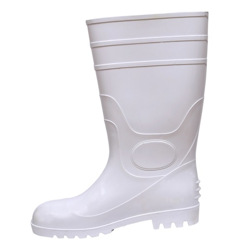 Fortune Jumbo -14 White Without Steel Gum Boot, Size: 10